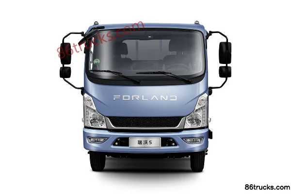 Foton Times Linghang M5 150hp 4X2(6 wheels) 4.18m Single Row Flatbed Light Truck Exterior (2) | 86Trucks