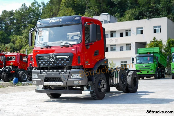 Dongfeng Commercial Vehicle Tianjin KC 245 hp Fast Gear 10-speed 6X2(8 wheels) 4.5m Dump Truck Exterior (3) | 86Trucks
