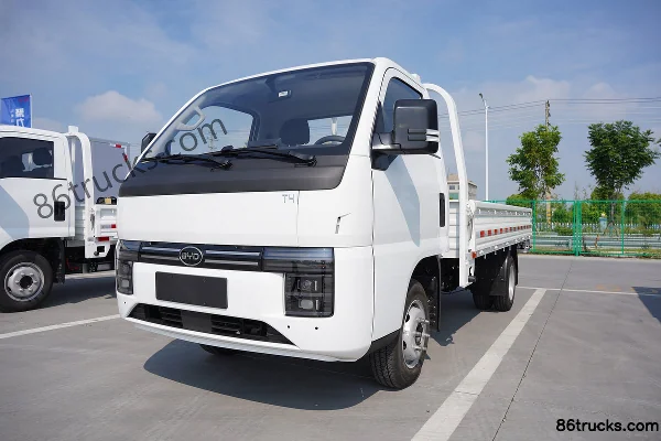 BYD T4 3.7m Single Row Electric Flatbed Truck FinDreams 62.361kWh 4X2(6 wheels) Exterior (3) | 86Trucks