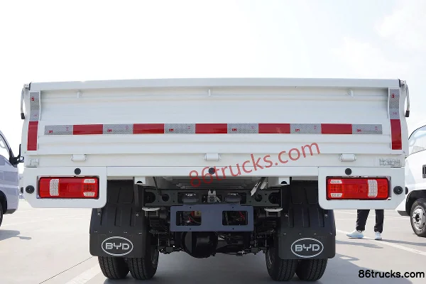 BYD T4 3.7m Single Row Electric Flatbed Truck FinDreams 62.361kWh 4X2(6 wheels) Body (3) | 86Trucks