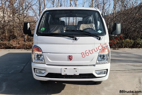 Xinghaishi Kuaijunwang X3 2L CNG 122hp 4X2(6 wheels) Hydraulic Brake 3m Double Row Flatbed Micro Truck Exterior (2) | 86Trucks