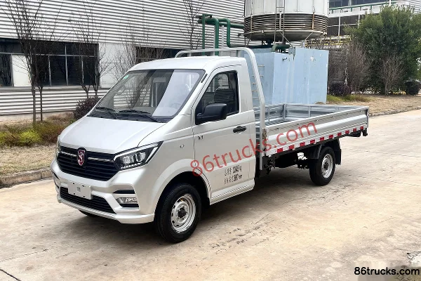 Xinghaishi Kuaijunwang V1 1.6L Gasoline 122hp 4X2(6 wheels) 5-speed Hydraulic Brake 3.3m Single Row Flatbed Micro Truck Exterior (3) | 86Tru