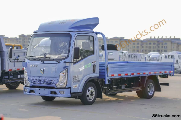 Lanqing X3 Hydraulic Brake 4.18m Single Row Pure Electric Panel Light Truck EVE 81.59kWh 4X2(6 wheels) Exterior (3) | 86Trucks