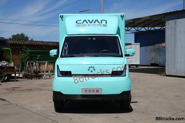 Foton Ledi Yuexing Edition Hydraulic Brake 3.8m Single Row Pure Electric Box Van Mini Truck Aiyike 71.63kWh 4X2(6 wheels) Exterior (2) | 86T