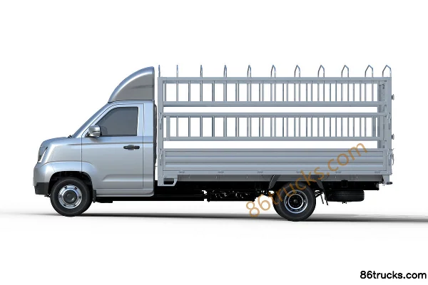 Foton LeDi Yuexing Edition Hydraulic Brake 3.8m Single Row Pure Electric Stake Truck Aiyike 71.63kWh 4X2(6 wheels) Exterior (2) | 86Trucks