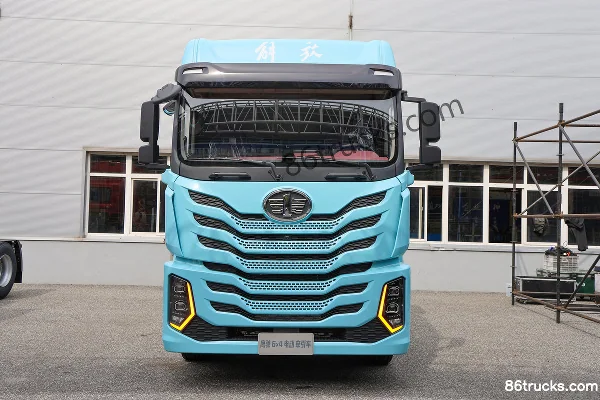 FAW Jiefang Yingchi 6X4(10 wheels) Battery Swap Pure Electric Tractor Truck CATL 400.61kWh Exterior (2) | 86Trucks