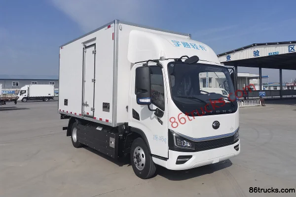 Yutong T5 4X2(6 roues) camion isotherme à pile à combustible monoplace 4,02 m Shenlan 100,46 kWh Extérieur