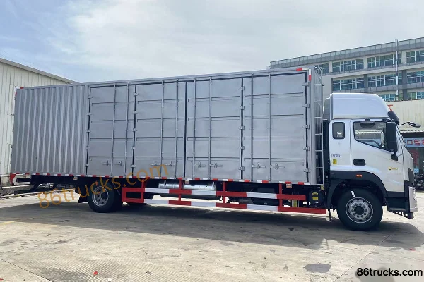 Foton R Series 7L Diesel 330hp 4X2(6 wheels) Fast Gear 8-speed High Roof 9.78m Semi-panel Van Cargo Truck Exterior (3) | 86Trucks