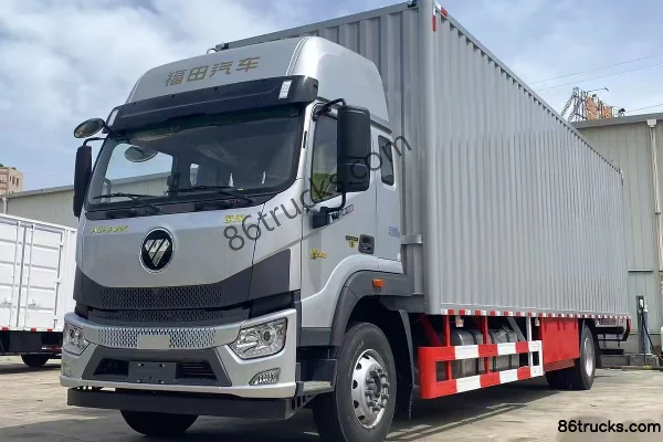 Foton R Series 7L Diesel 330hp 4X2(6 wheels) Fast Gear 8-speed High Roof 9.78m Semi-panel Van Cargo Truck Exterior (2) | 86Trucks