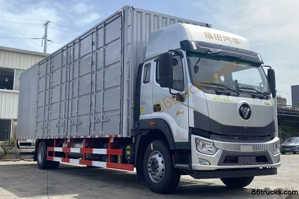 Foton R Series 7L Diesel 330hp 4X2(6 wheels) Fast Gear 8-speed High Roof 9.78m Semi-panel Van Cargo Truck Exterior