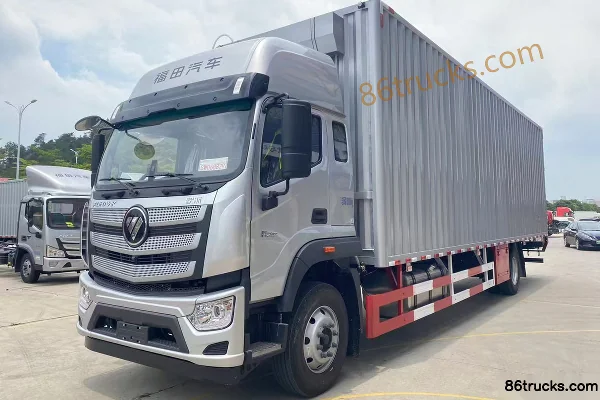 Foton AR Series 4.3L Diesel 240hp 4X2(6 wheels) Fast Gear 8-speed High Roof 9.78m Semi-Sleeper Van Cargo Truck Exterior (2) | 86Trucks