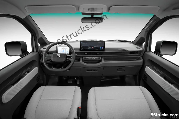 FARIZON Xingzhi F3E 2025 Smart Edition Hydraulic Brake 3.82m Single Row Pure Electric Van Mini Truck CATL 56kWh 4X2(6 wheels) Cab (2) | 86Tr