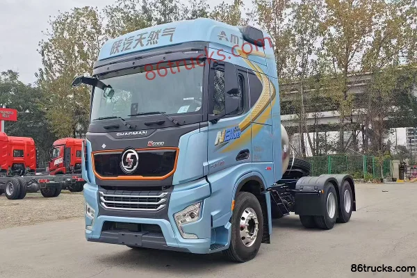 SHACMAN Delong S6000 Flagship Edition 14.6L LNG 630hp 6X4(10 wheels) Fast Gear 12-Speed AMT Automatic Tractor Truck Exterior (3) | 86Trucks