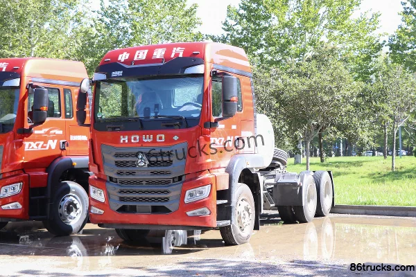 Sinotruk HOWO TX7-N Wozun Edition 12.5L LNG 480hp 6X4(10 wheels) Sinotruk 12-Speed Tractor Truck Exterior (3) | 86Trucks