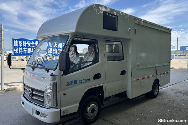 Kama K1 1.6 L gasoline 120 hp 4X2(6 wheels) Mengwo 5-speed hydraulic brake 3 m double-row sales truck micro truck (Shuntai brand) Exterior (
