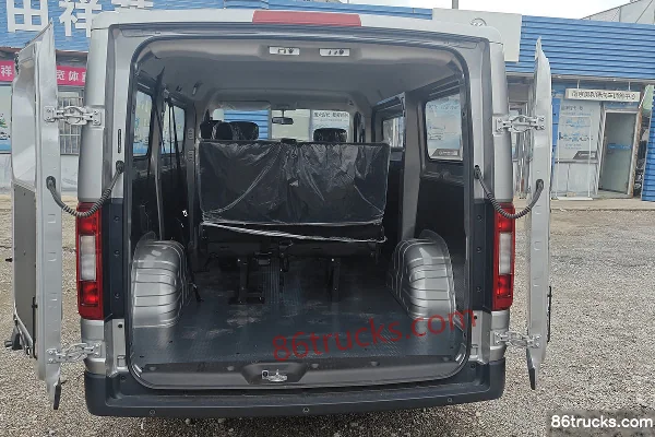 Foton Lefu 2025 Model Changxing Edition 6-Seat Electric Light Bus Aiyike 40.18kWh Cargo Box (3) | 86Trucks