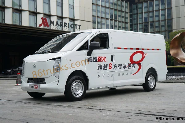 Changan Kuayue Starlight 2025 Smart Edition 3-Seat Electric Cargo Van EVE 51.52kWh Exterior (3) | 86Trucks