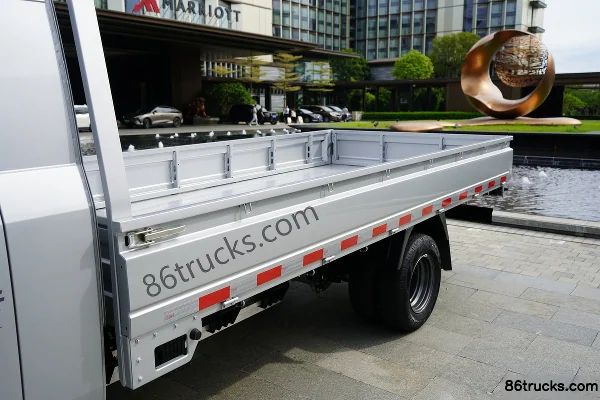 Changan Kuayue Xingta EV Flagship Edition Hydraulic Brake 3.8m Single Row Pure Electric Flatbed Mini Truck CATL 55.64kWh 4X2(6 wheels) Body