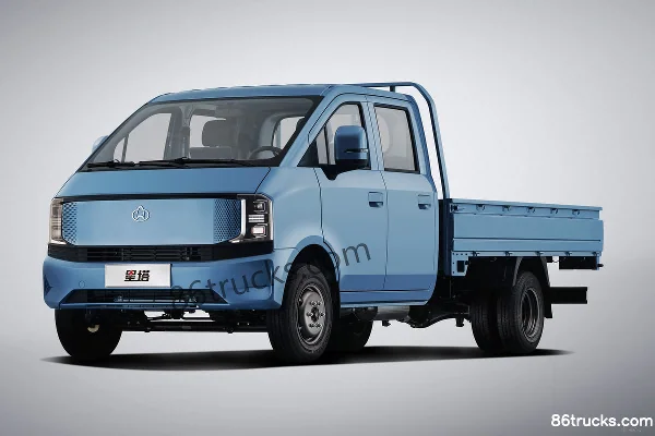 Changan Kuayue Xingta Flagship Edition 2L Gasoline 139hp 4X2(6 wheels) WLY 5-Speed Hydraulic Brake 3.05m Double Row Flatbed Micro Truck Exte
