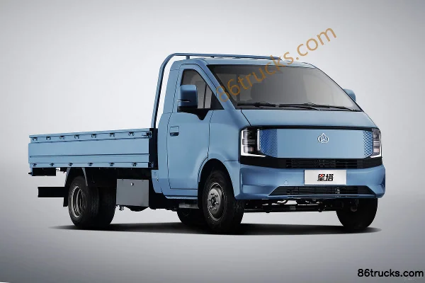 Changan Kuayue Xingta EV Flagship Edition Hydraulic Brake 3.8m Single Row Pure Electric Flatbed Mini Truck Yiwei 66.54kW