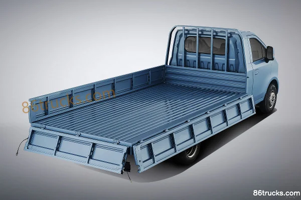 Changan Kuayue Xingta EV Édition Flagship Frein hydraulique 3,8 m Monoplace Camion plateau électrique pur EVE 66,54 kWh 4X2(6 roues) Châssis