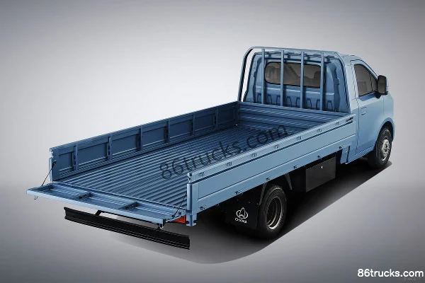 Changan Kuayue Xingta EV Édition Flagship Frein hydraulique 3,8 m Monoplace Camion plateau électrique pur EVE 66,54 kWh 4X2(6 roues) Châssis