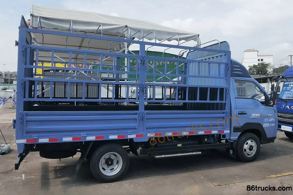 Lanqing Auto Yue X2 Hydraulic Brake 4m Single Row Pure Electric Stake Micro Truck CATL 66.84kWh 4X2(6 wheels) Exterior (3) | 86Trucks