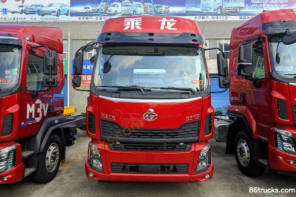 Dongfeng M3V 240 hp 4X2(6 wheels) 6.8m flatbed cargo truck Exterior (2) | 86Trucks