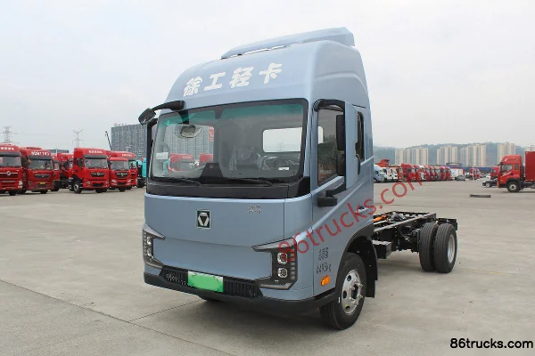 XCMG Hanjie air brake 4.4m single-row pure electric van light truck CATL 140.41kWh 4X2(6 wheels) Exterior (3) | 86Trucks