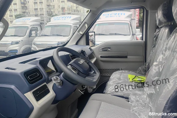 SRM Xinyuan E3L 2025 Utility Type 2-Seat Pure Electric Enclosed Van CATL 41.86kWh Cab (3) | 86Trucks