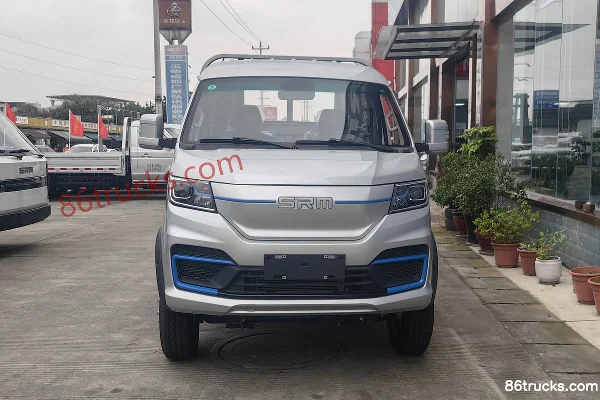 SRM Xinyuan T5L EV version urbaine 3,7 m simple cabine plateau électrique pur CATL 55,7 kWh 4X2(6 roues) Extérieur (2) | 86Trucks