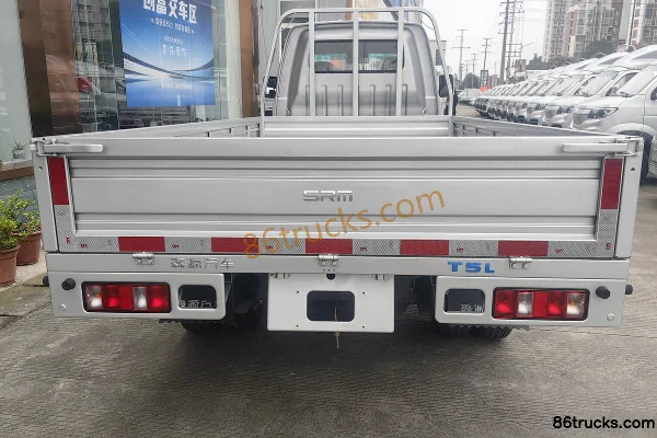 SRM Xinyuan T5L EV version urbaine 3,7 m simple cabine plateau électrique pur CATL 55,7 kWh 4X2(6 roues) Carrosserie (2) | 86Trucks