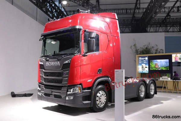 Scania nouvelle 500R édition Flamme de l'Est 12,7L diesel 500 ch 6X2R boîte Scania 14 rapports AMT automatique tracteur routier Extérieur (3