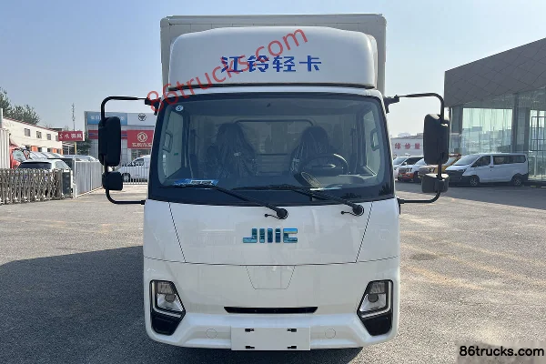 JMC Shunda 2025 électrique pur 4X2(6 roues) frein hydraulique 3,8 m cabine simple fourgon camion léger CALB 50,38 kWh Extérieur (2) | 86Truc