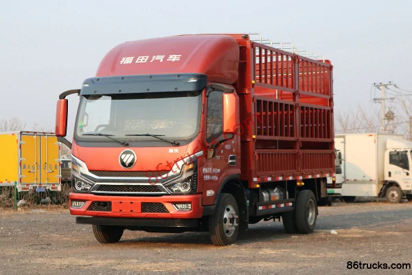 Foton TS5 2.5L Diesel 176hp 4X2(6 wheels) Fast Gear 10-Speed 4.17m Single Row Grating Light Truck Exterior (2) | 86Trucks