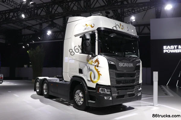 Scania Nouvelle série 500R Version nationale 12.7L Diesel 500 ch 6X2R AMT automatique Tracteur routier Extérieur (2) | 86Trucks