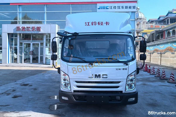 JMC Kaiyun Blue Whale 160ch 4X2(6 roues) camion léger fourgon 4,2m cabine simple Extérieur (2) | 86Trucks