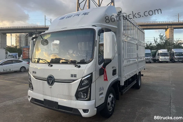 Foton Zhilan EL air brake 4.17m single-row pure electric stake truck CATL 100.07kWh 4X2(6 wheels) Exterior (3) | 86Trucks