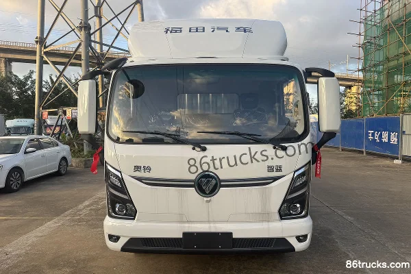 Foton Zhilan EL air brake 4.17m single-row pure electric stake truck CATL 100.07kWh 4X2(6 wheels) Exterior (2) | 86Trucks