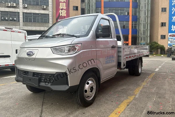 Chery Commercial Vehicle Kairui X7 Long Range Edition Luxury Type Hydraulic Brake 3.815m Single Row Pure Electric Flatbed Mini Truck Kairui