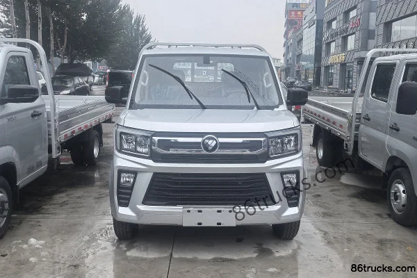 Foton V5 2L Gasoline 139hp 4X2(6 wheels) Dongan 5-speed 3.8m single-row flatbed micro truck (single rear tire) Exterior (2) | 86Trucks