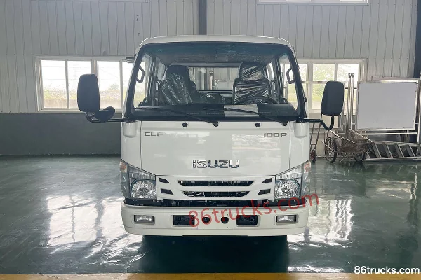 Isuzu 100P 120hp 4X2(6 wheels) 2.56m double-row flatbed light truck (China VI) Exterior (2) | 86Trucks