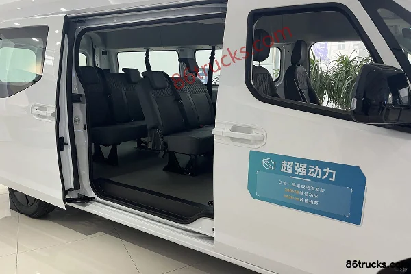 FARIZON Super VAN 2024 Yucheng Edition 6 places fourgon électrique pur, toit moyen, empattement moyen, CATL 83kWh Caisse (2) | 86Trucks