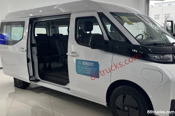 FARIZON Super VAN 2024 Yucheng Edition 6 places fourgon électrique pur, toit moyen, empattement moyen, CATL 83kWh Caisse (1) | 86Trucks