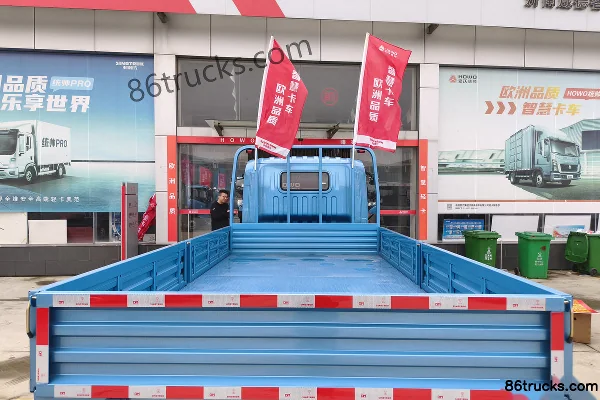 Sinotruk HOWO Hanjiang 4.15m Single Row Pure Electric Flatbed Light Truck Sinotruk 81.87kWh 4X2(6 wheels) Body (3) | 86Trucks