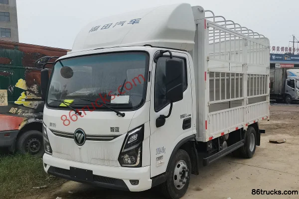 Foton Zhilan EL-Plus Air Brake 4.17m Single Row Pure Electric Cargo Cage Light Truck CATL 165kWh 4X2(6 wheels) Exterior (2) | 86Trucks