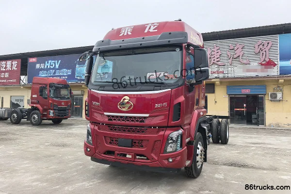 Dongfeng H5 Chuangfu Edition 6.9L Diesel 350hp 4X2(6 wheels) WLY 10-Speed AMT Automatic 6.8m Cargo Truck with Cage Exterior (3) | 86Trucks