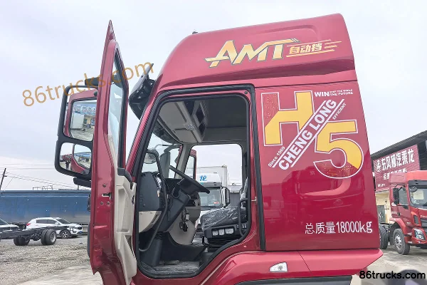 Dongfeng H5 Chuangfu Edition 6.9L Diesel 350hp 4X2(6 wheels) WLY 10-Speed AMT Automatic 6.8m Cargo Truck with Cage Cab (1) | 86Trucks