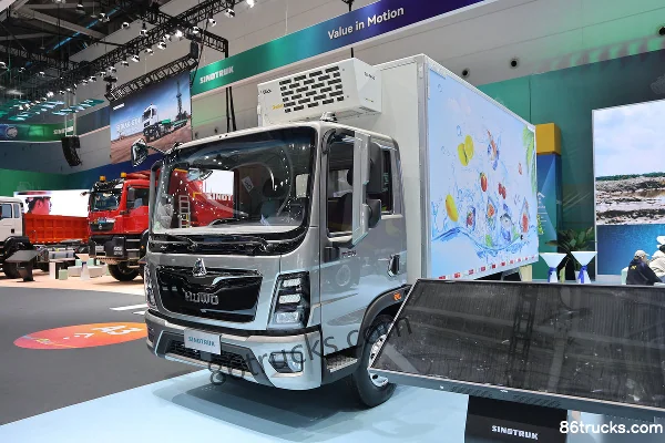 Sinotruk HOWO Hanpo PRO 170 hp 4X2(6 wheels) AMT automatic refrigerated truck Exterior (3) | 86Trucks