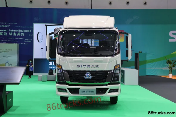Sitrak C3E cabine simple camion porteur 100% électrique CATL 100,07 kWh 4X2(6 roues) Extérieur (2) | 86Trucks